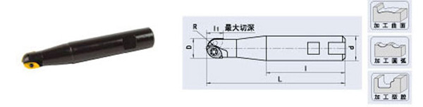 可轉(zhuǎn)位球頭立銑刀